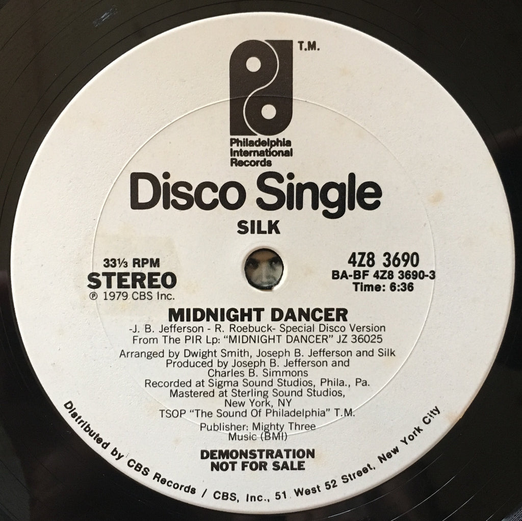 Silk ‎– Midnight Dancer - monads records