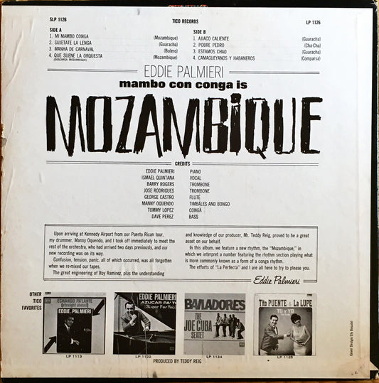 Eddie Palmieri – Mambo Con Conga Is Mozambique - monads records