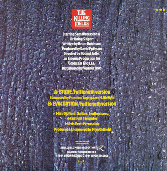 Mike Oldfield – Étude - Theme From The Killing Fields - monads records