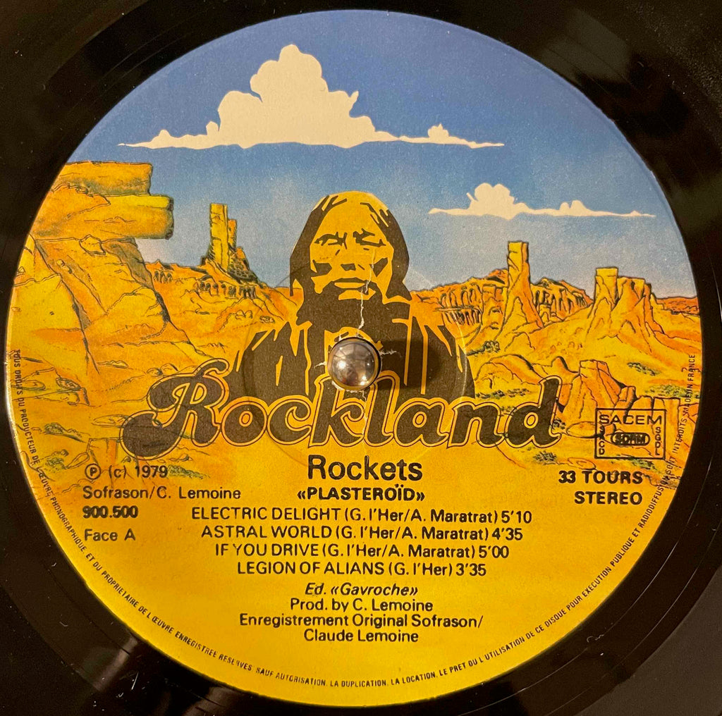 Rockets – Plasteroid LP label image side A