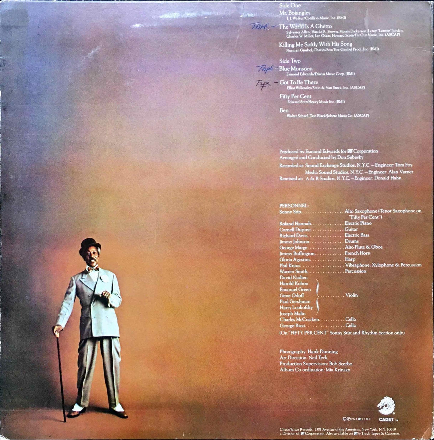 Sonny Sitt Mr Boiangles LP Sleeve image back