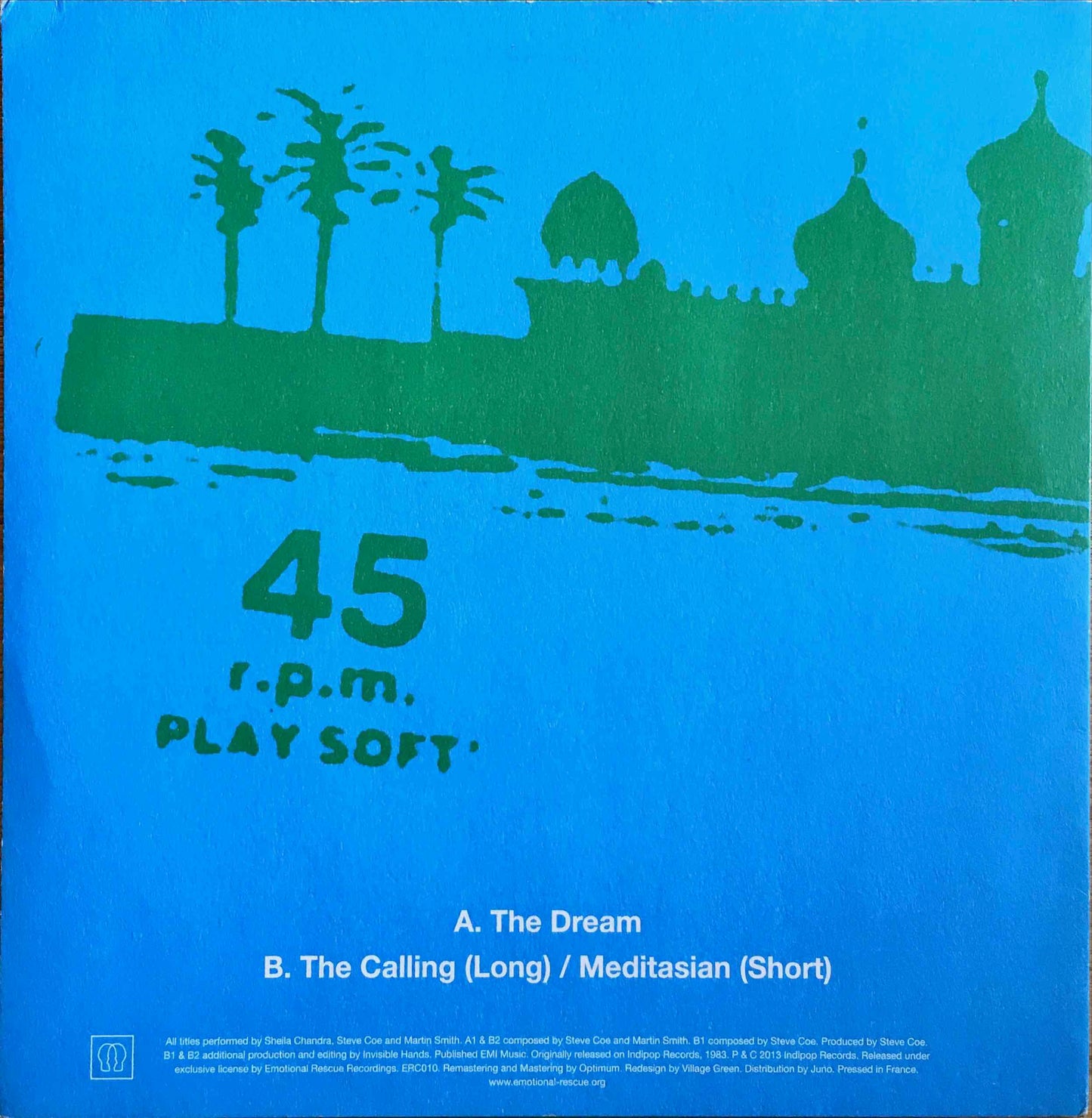 The Ganges Orchestra – The Dream 12inch single sleeve image back