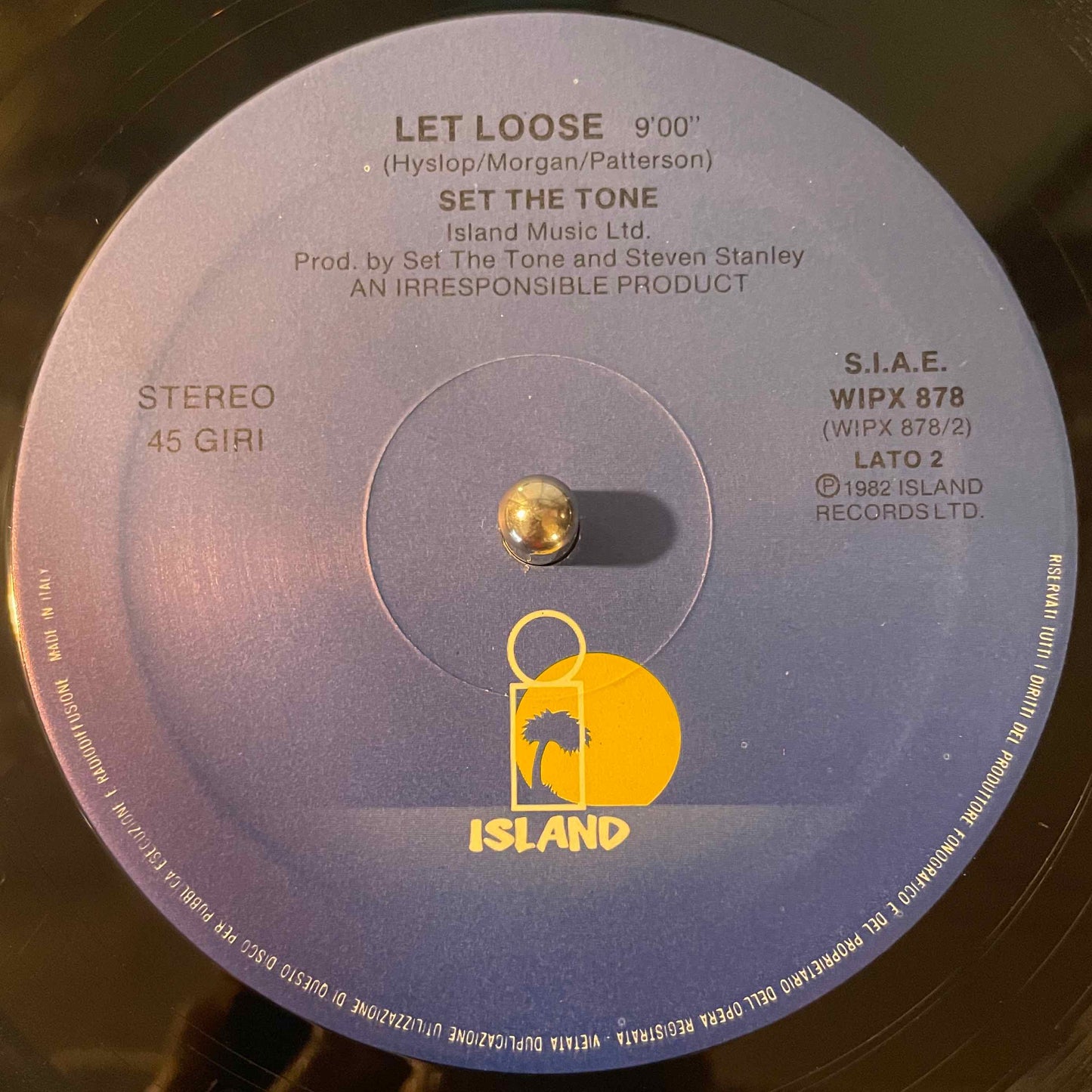 Set The Tone – Dance Sucker (Special 12'' Club Version)12 inch label back image