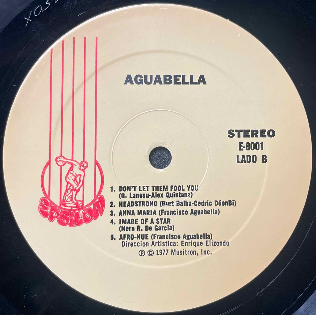 Francisco Aguabella – Hitting Hard LP Label image back