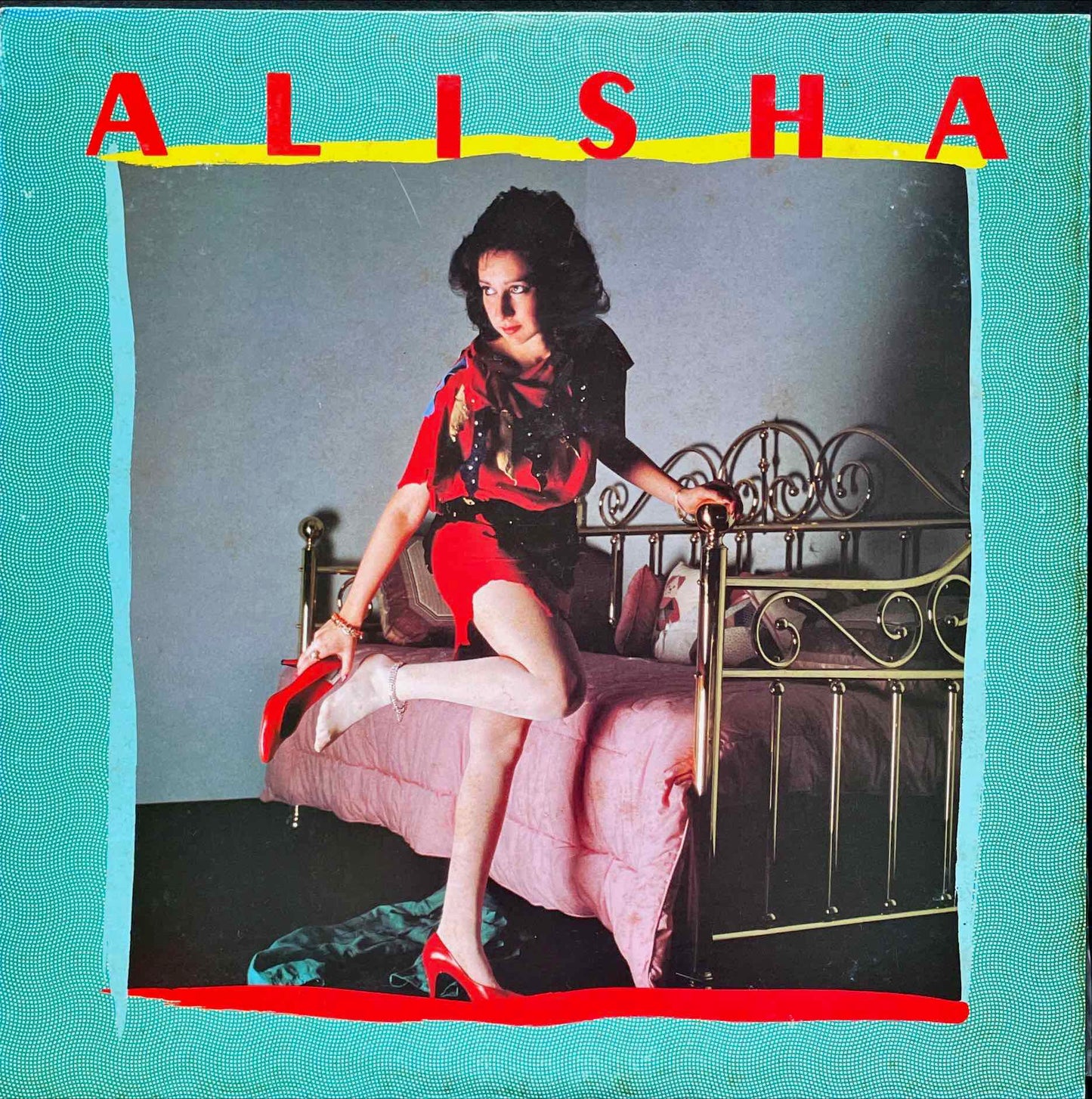Alisha, Alisha - Baby Talk = ベイビー・トーク　12 inch single sleeve image front
