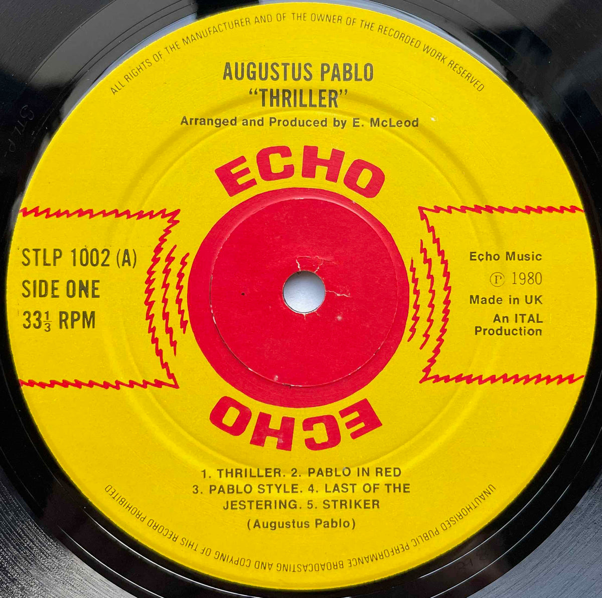 Augustus Pablo - Thriller