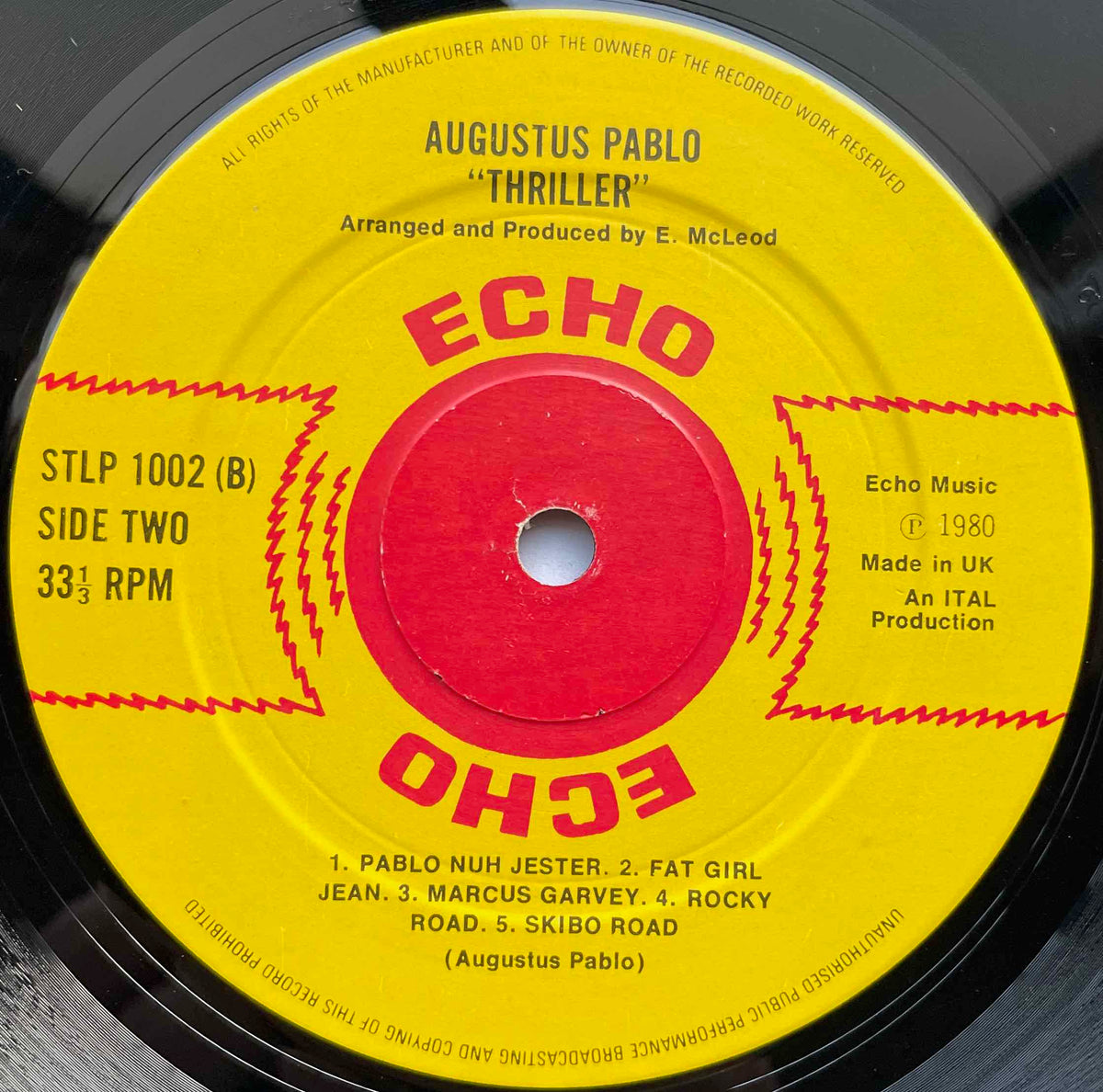 Augustus Pablo - Thriller