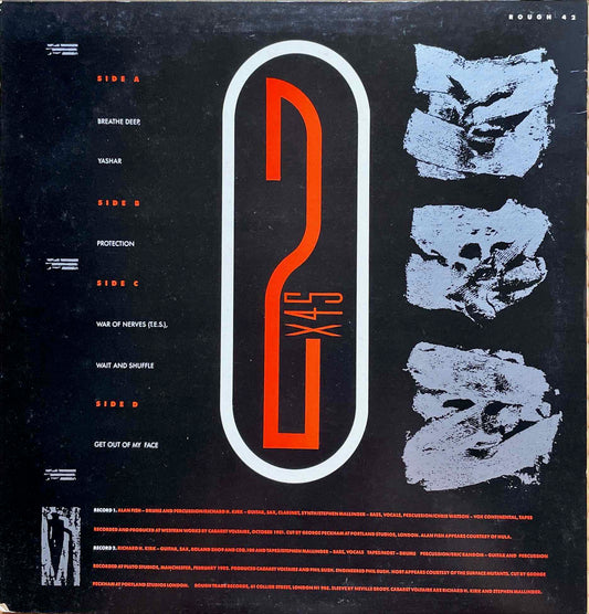 Cabaret Voltaire – 2X45 12 inch Sleeve image back