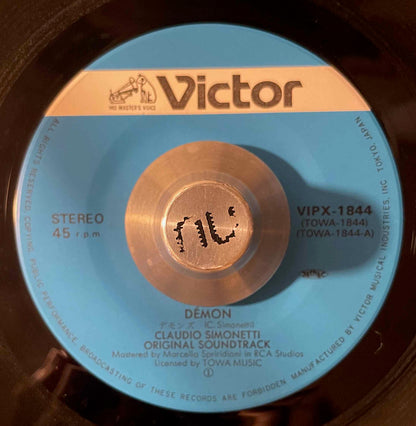 Claudio Simonetti – Demons = デモンズ 7" EP single label image front