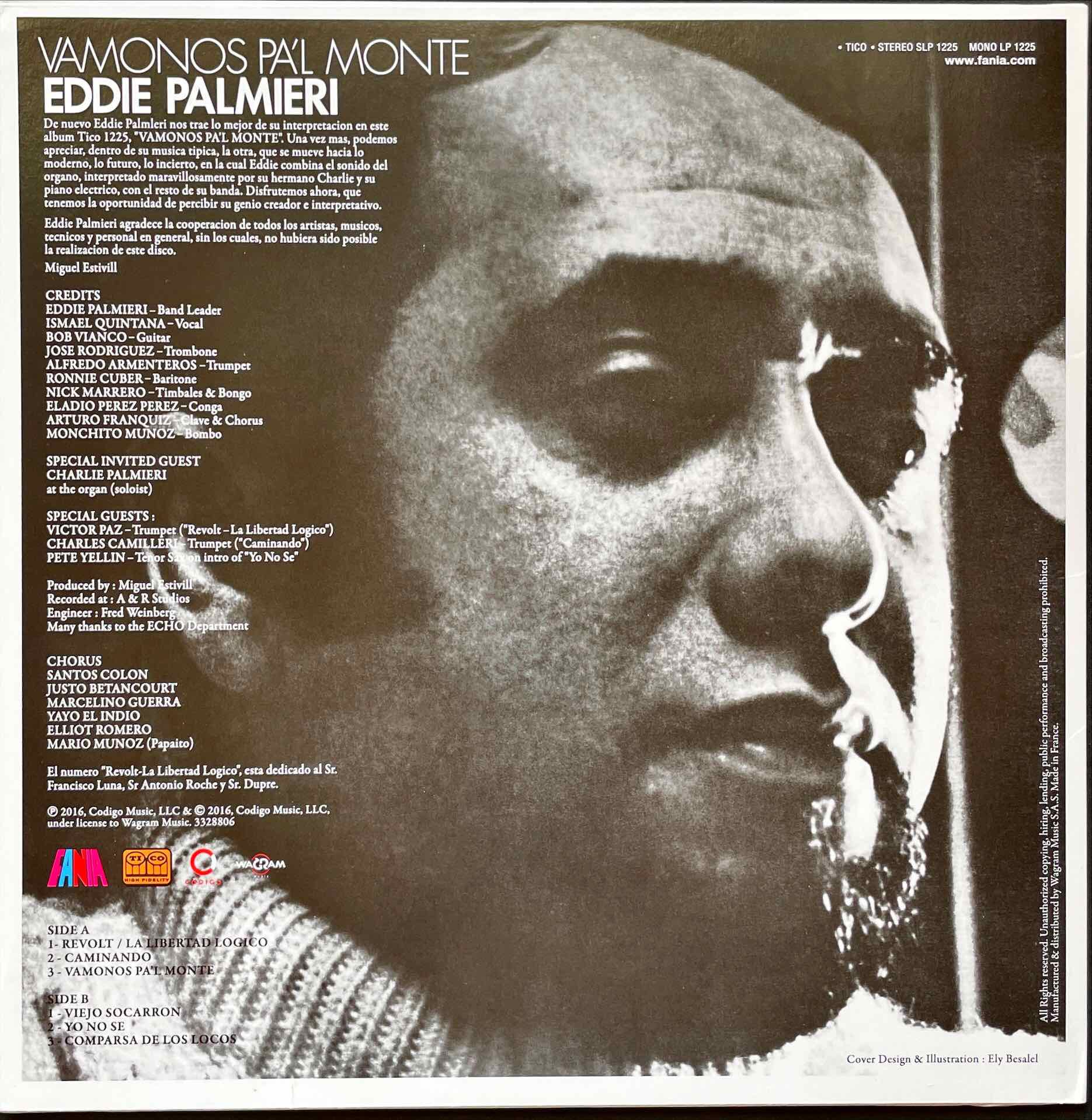 Eddie Palmieri – Vamonos Pa'l Monte
LP sleeve image back