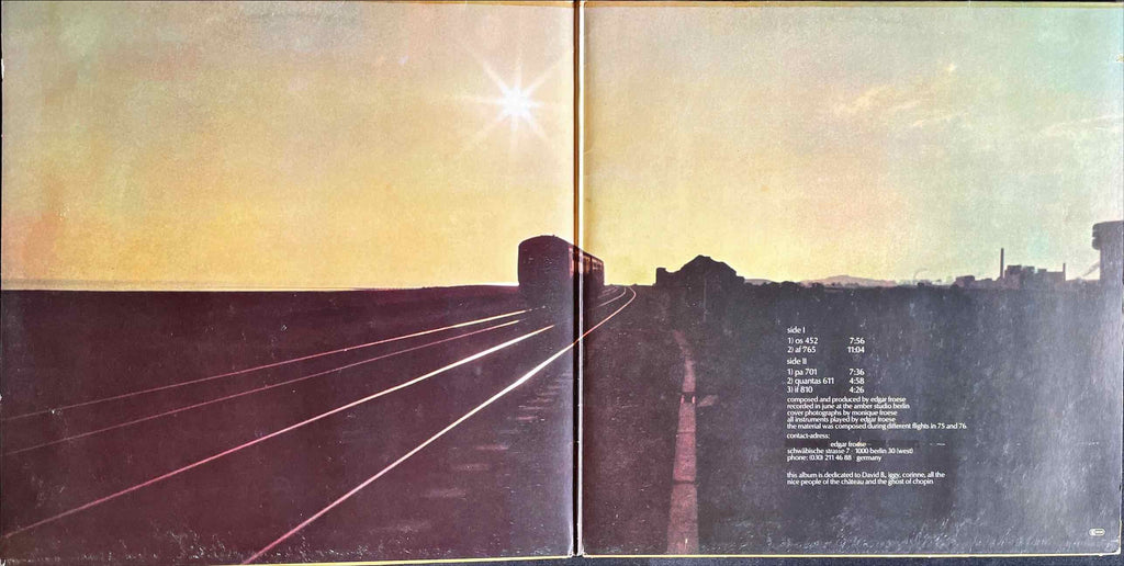 Edgar Froese ‎– Macula Transfer LP Sleeve image inside