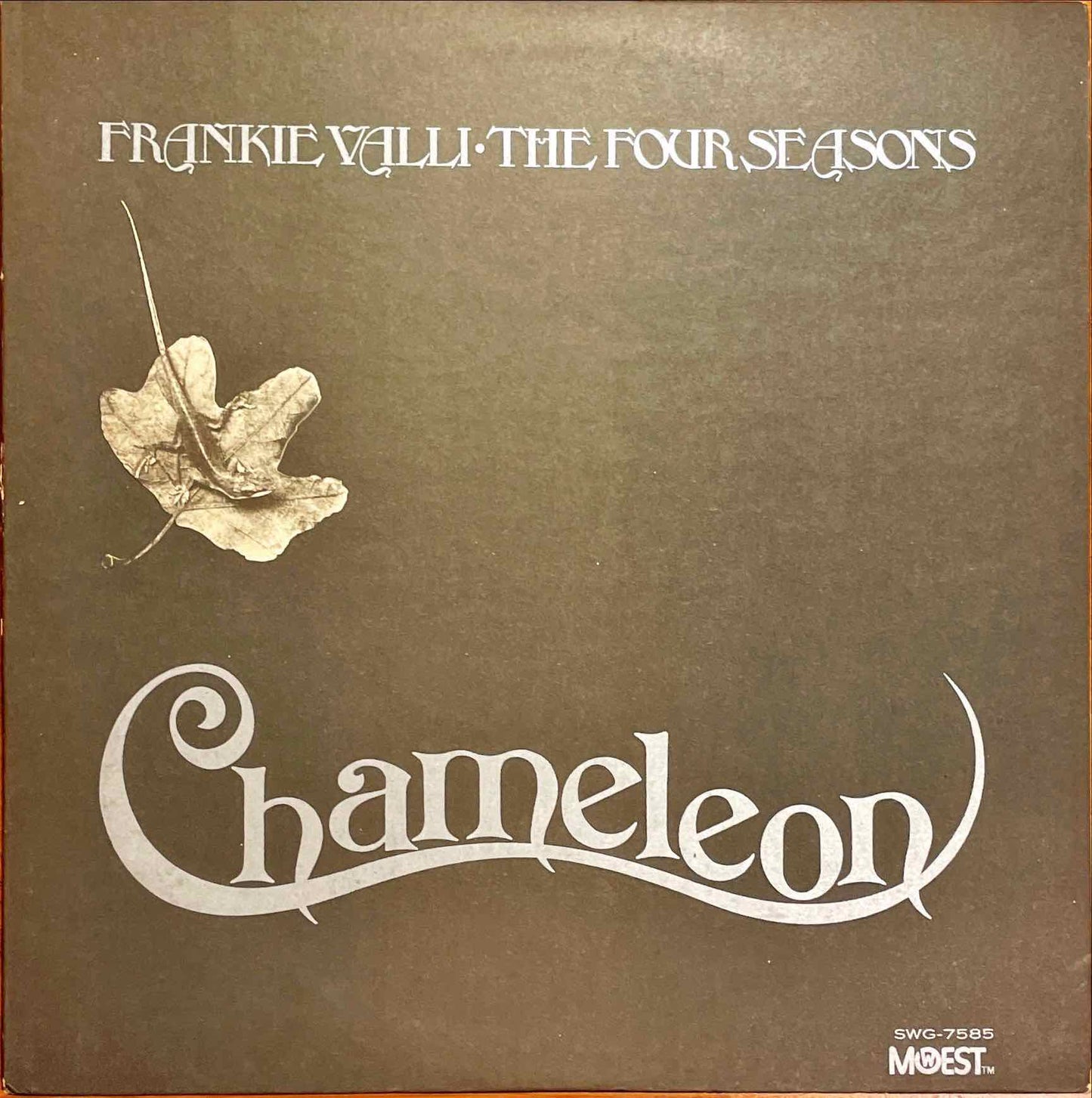 Frankie Valli - The Four Seasons – Chameleon LP sleeve image front