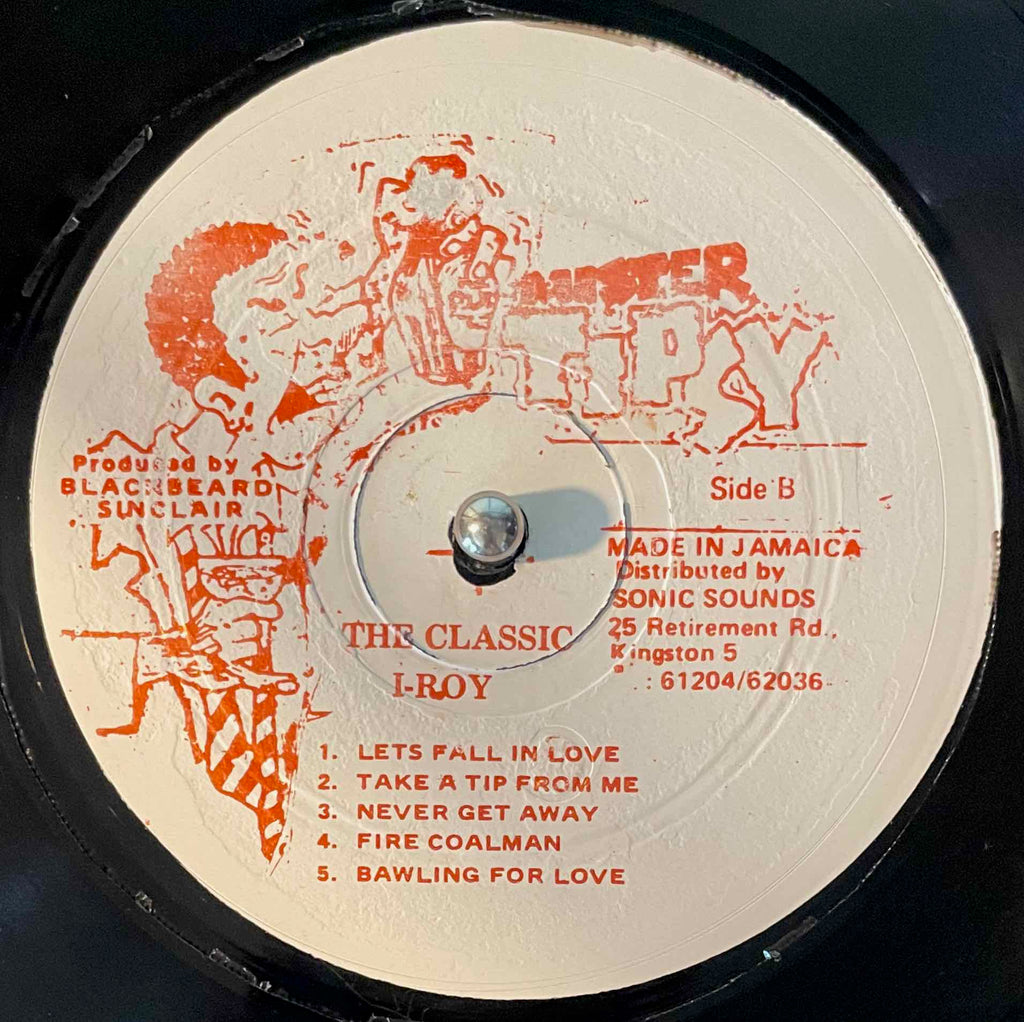 I-Roy – The Classic LP label image back
