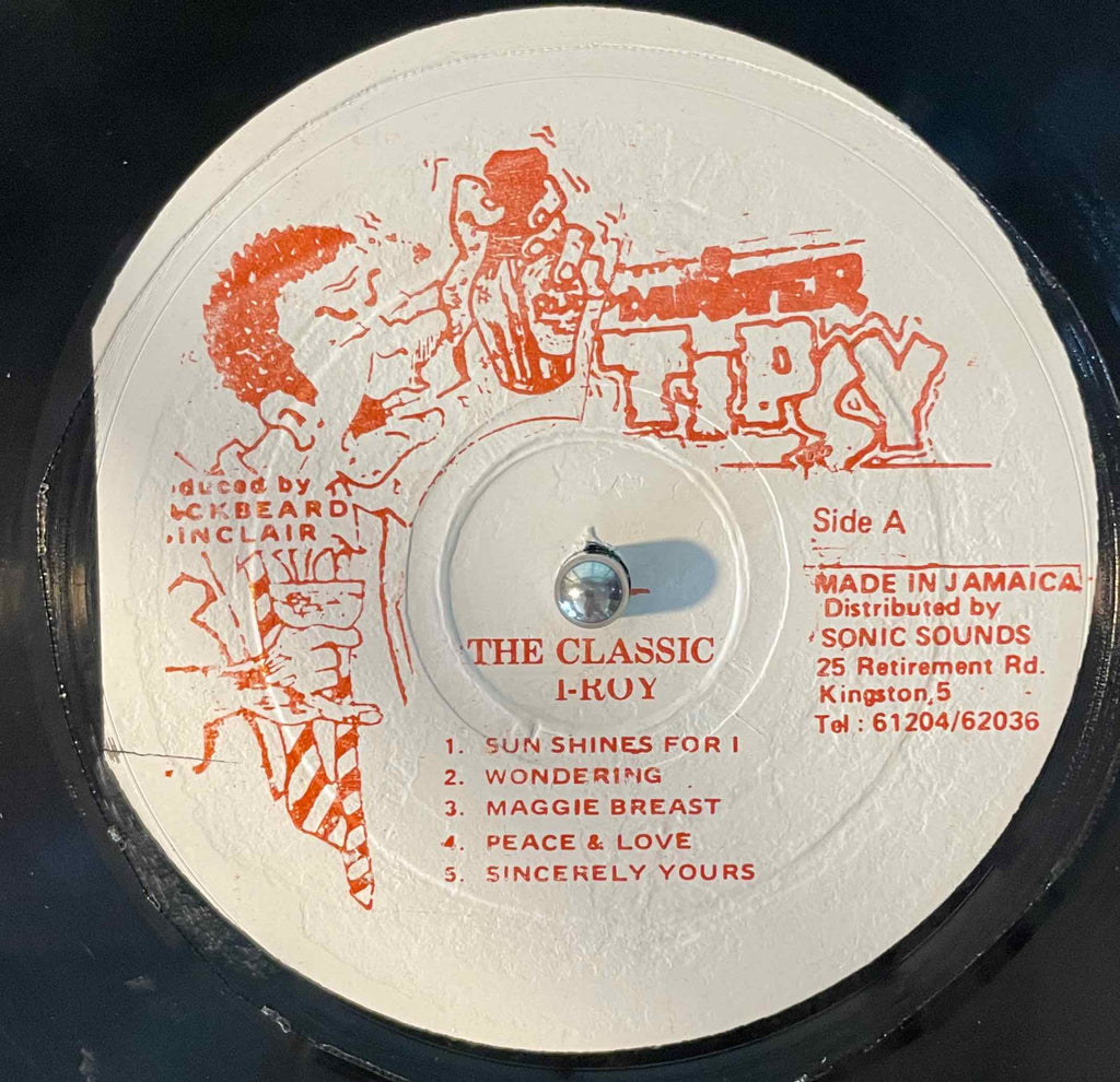 I-Roy – The Classic LP label image front