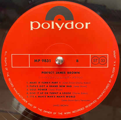 James Brown – James Brown LP Label image side B