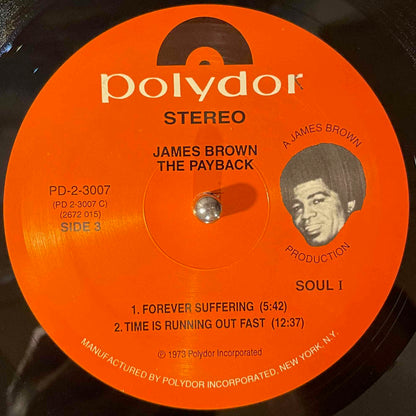 James Brown – The Payback LP label image side 3
