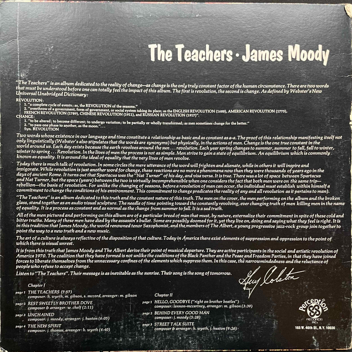 James Moody - The Teachers