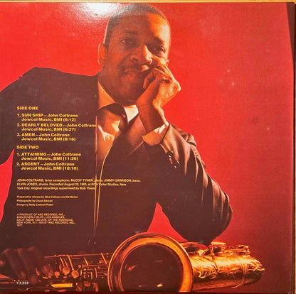 John Coltrane – Sun Ship LP sleeve image back