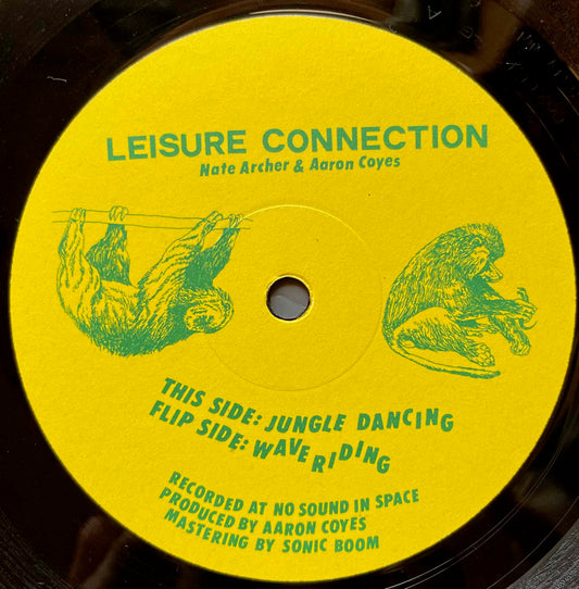 Leisure Connection - Jungle Dancing / Wave Riding 12 inch single label image front
