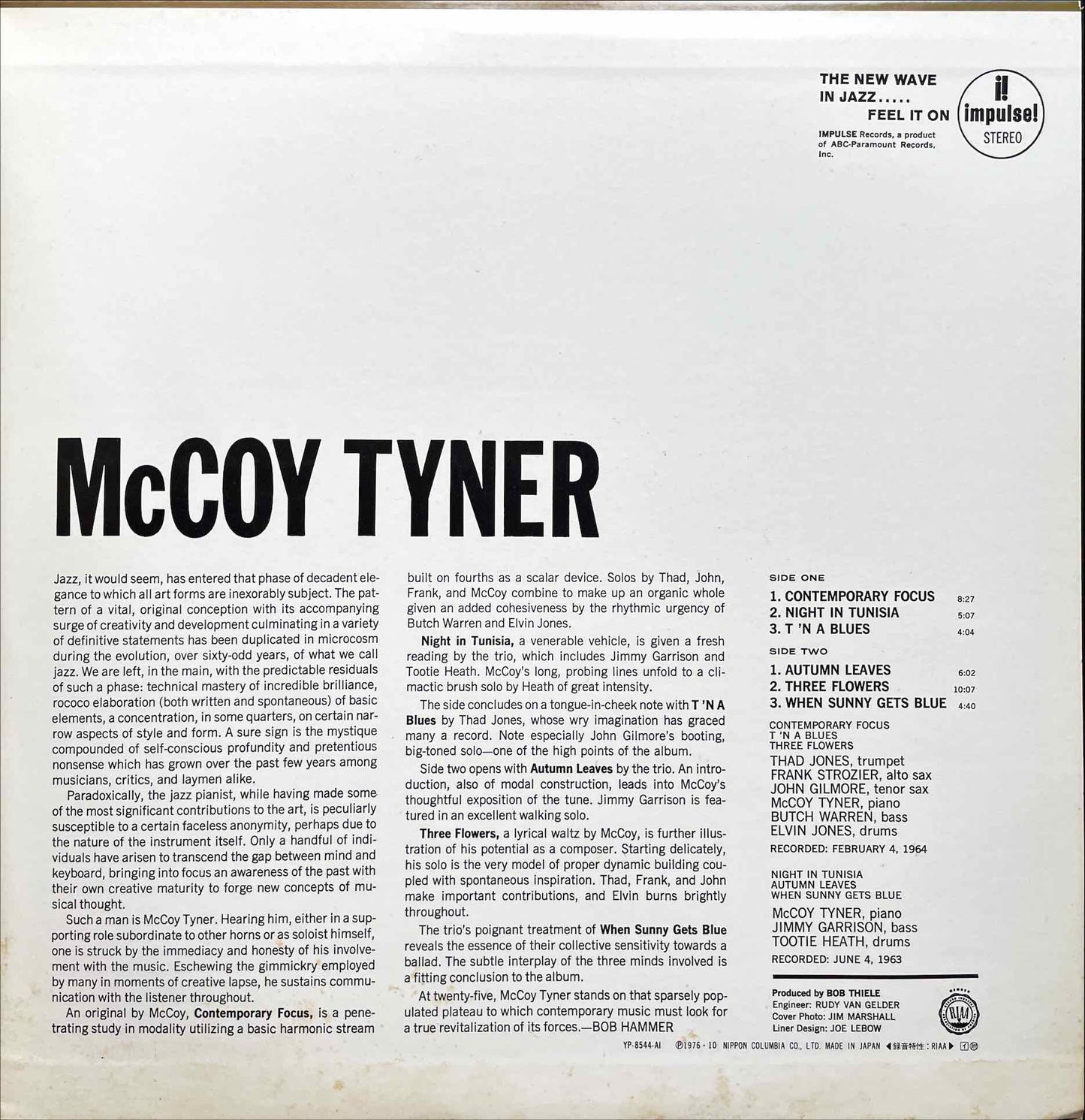 McCoy Tyner - Today And Tomorrow