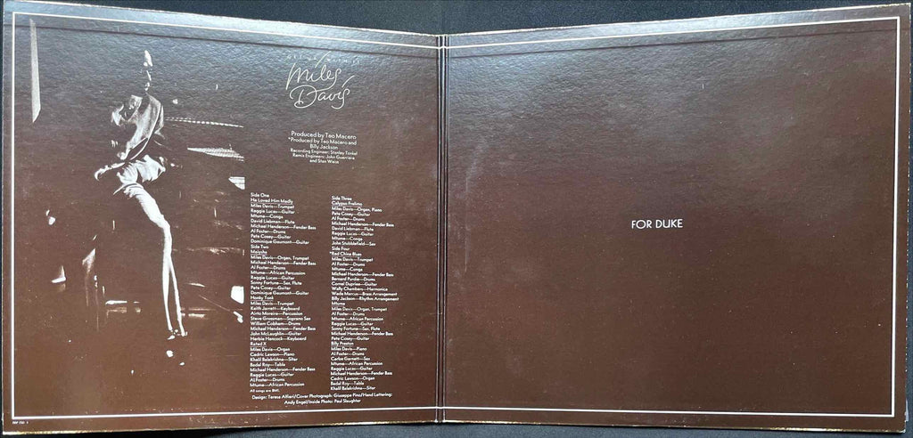 Miles Davis – Get Up With It LP sleeve image inside