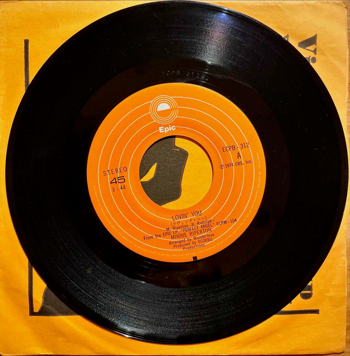 Minnie Riperton - Lovin' You / Reasons 7" single label image front