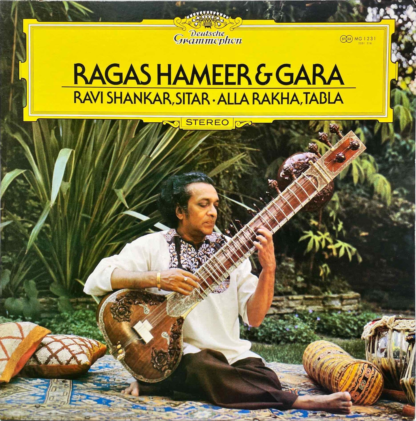 Ravi Shankar – Ragas Hameer & Gara LP sleeve image front 