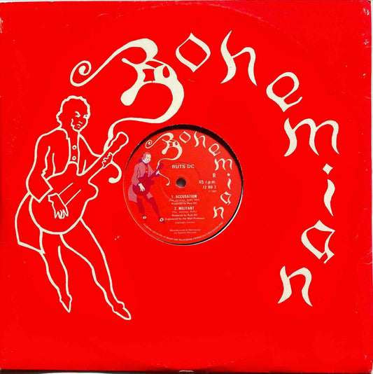 Ruts DC – Weak Heart  12 inch Single sleeve cover image back