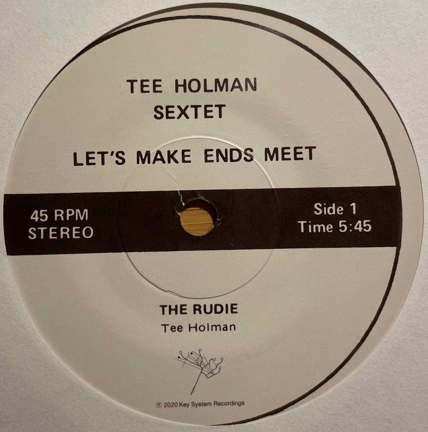Tee Holman Sextet - Let's Make Ends Meet　7” single label image side 1