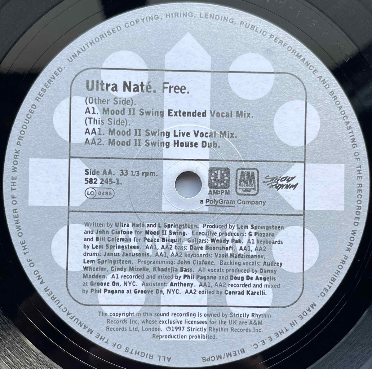 Ultra Naté - Free (The Mood II Swing Mixes)