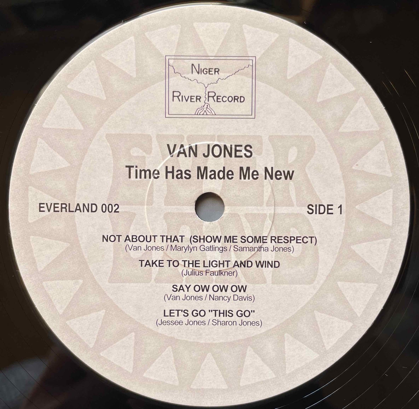 Van Jones - Time Has Made Me New LP labe front 2