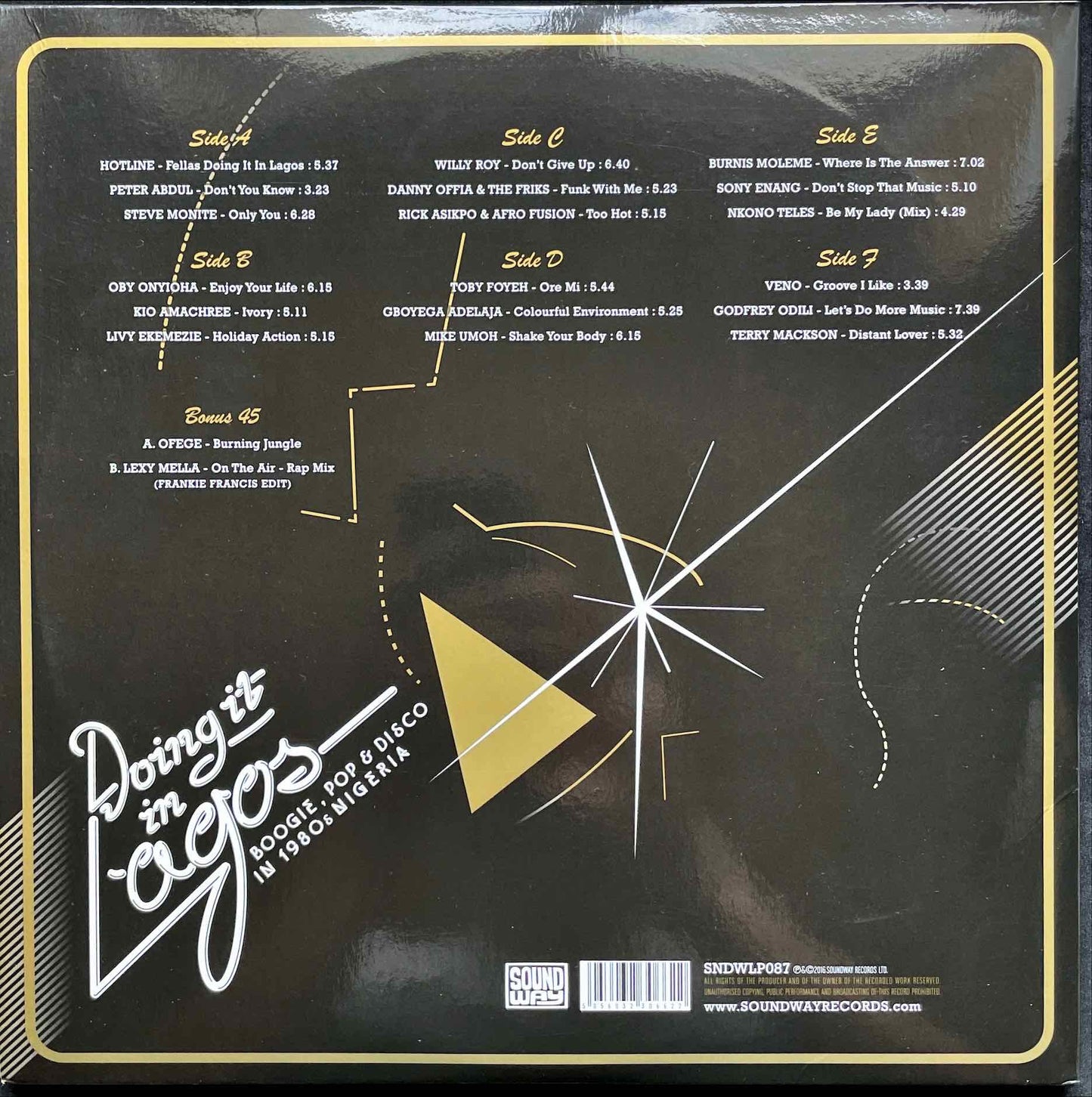 Various - Doing It In Lagos (Boogie, Pop & Disco In 1980s Nigeria)