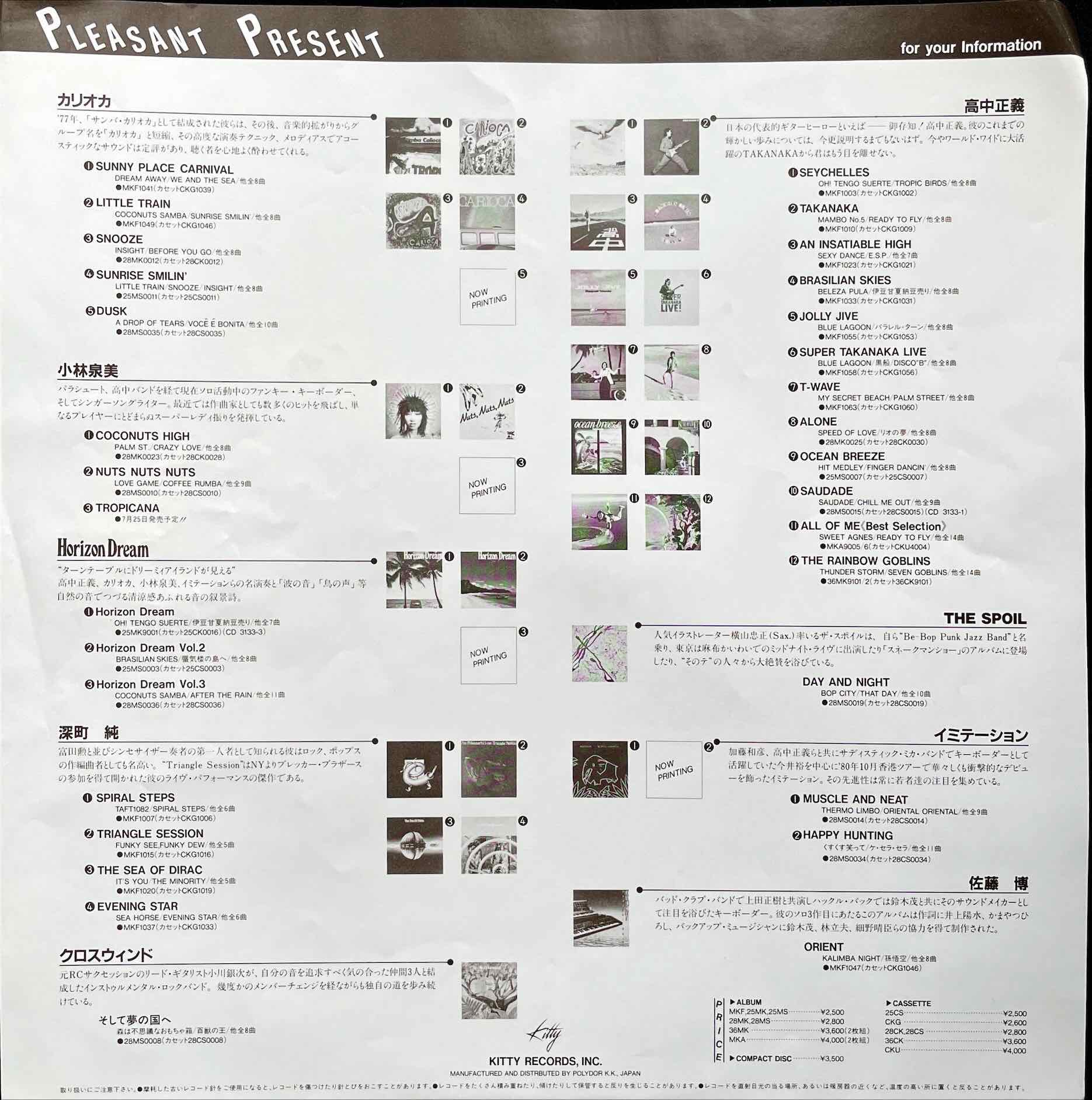 Various – Horizon Dream Vol. 3 LP insert image back
