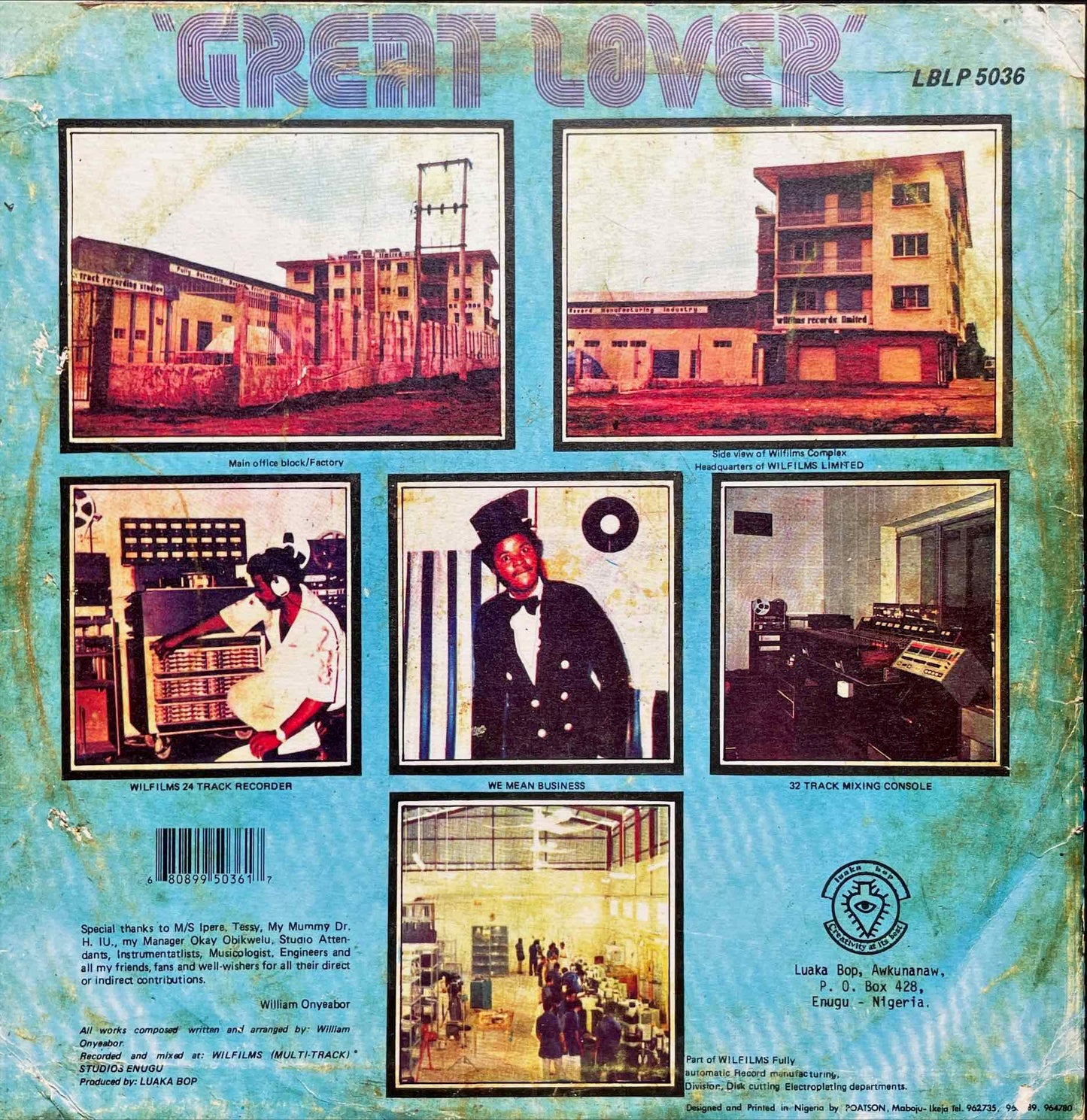 William Onyeabor - Great Lover