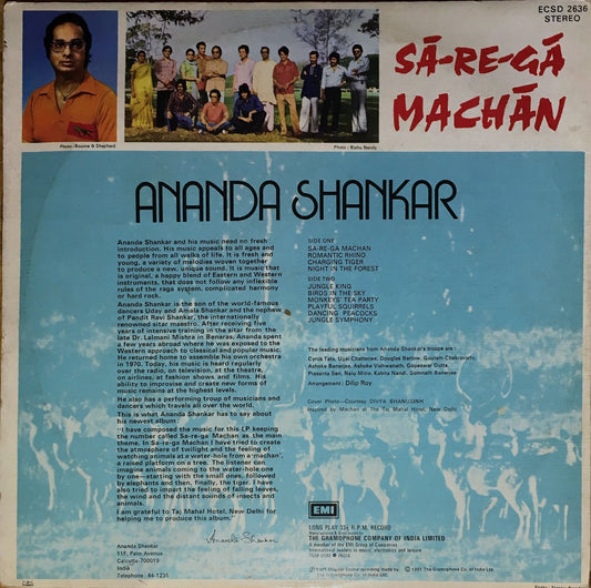 Ananda Shankar – Sa - Re - Ga Machan - monads records