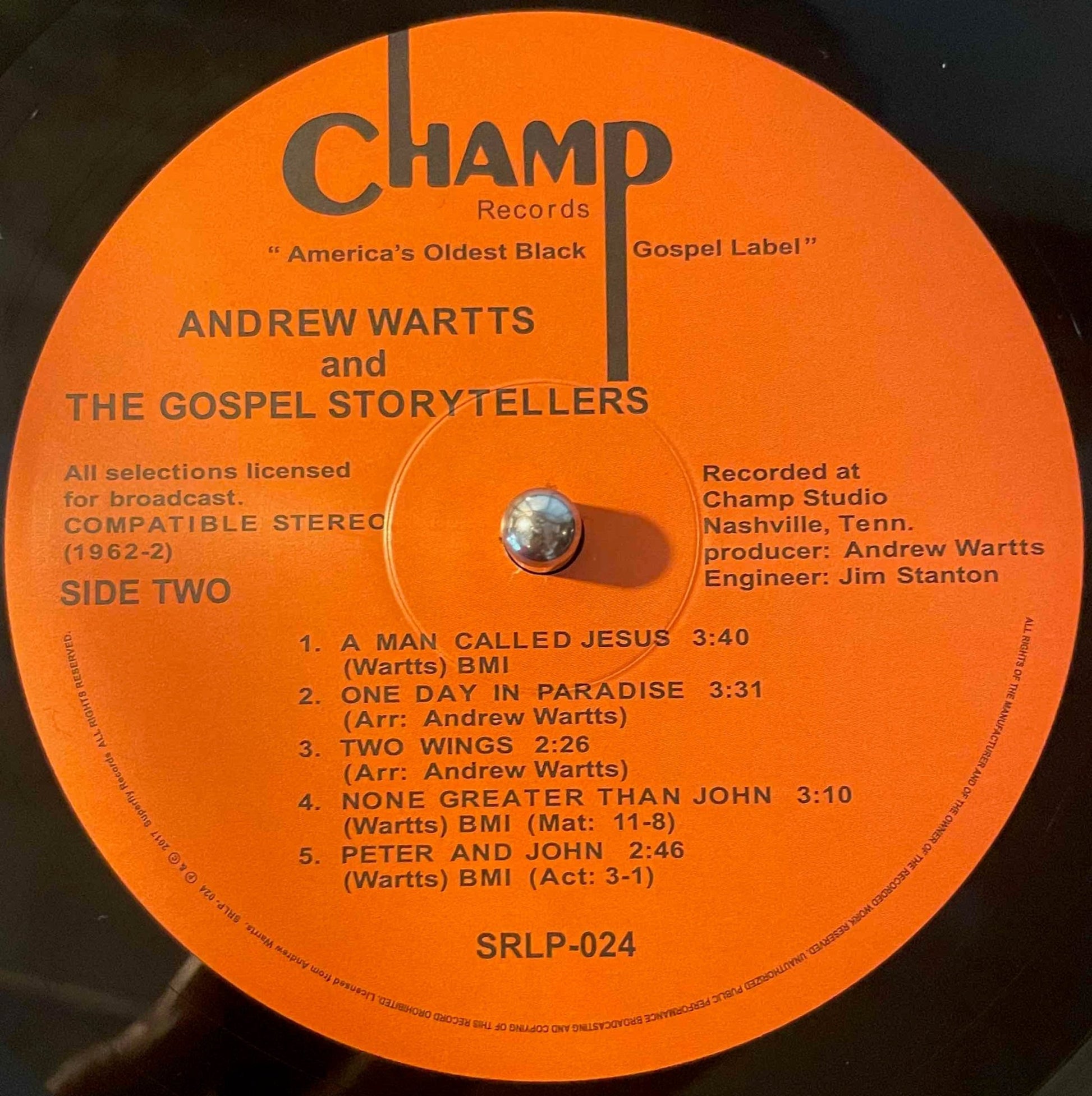 Andrew Wartts And The Gospel Storytellers – There Is A God Somewhere - monads records