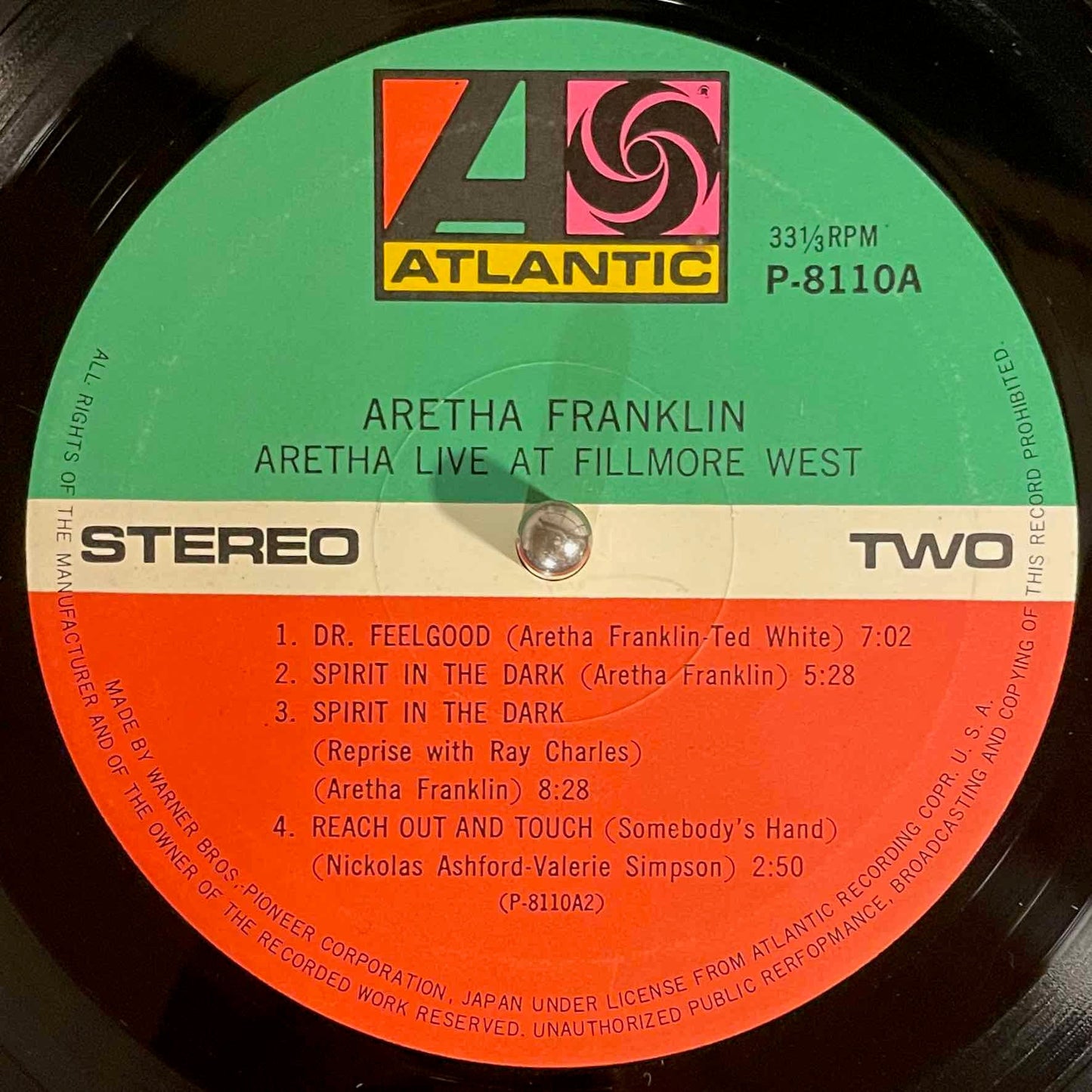 Aretha Franklin – Live At Fillmore West - monads records