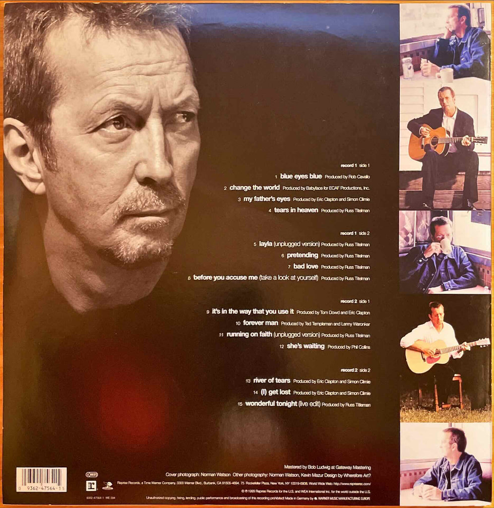 Eric Clapton – Clapton Chronicles - The Best Of Eric Clapton LP sleeve image back