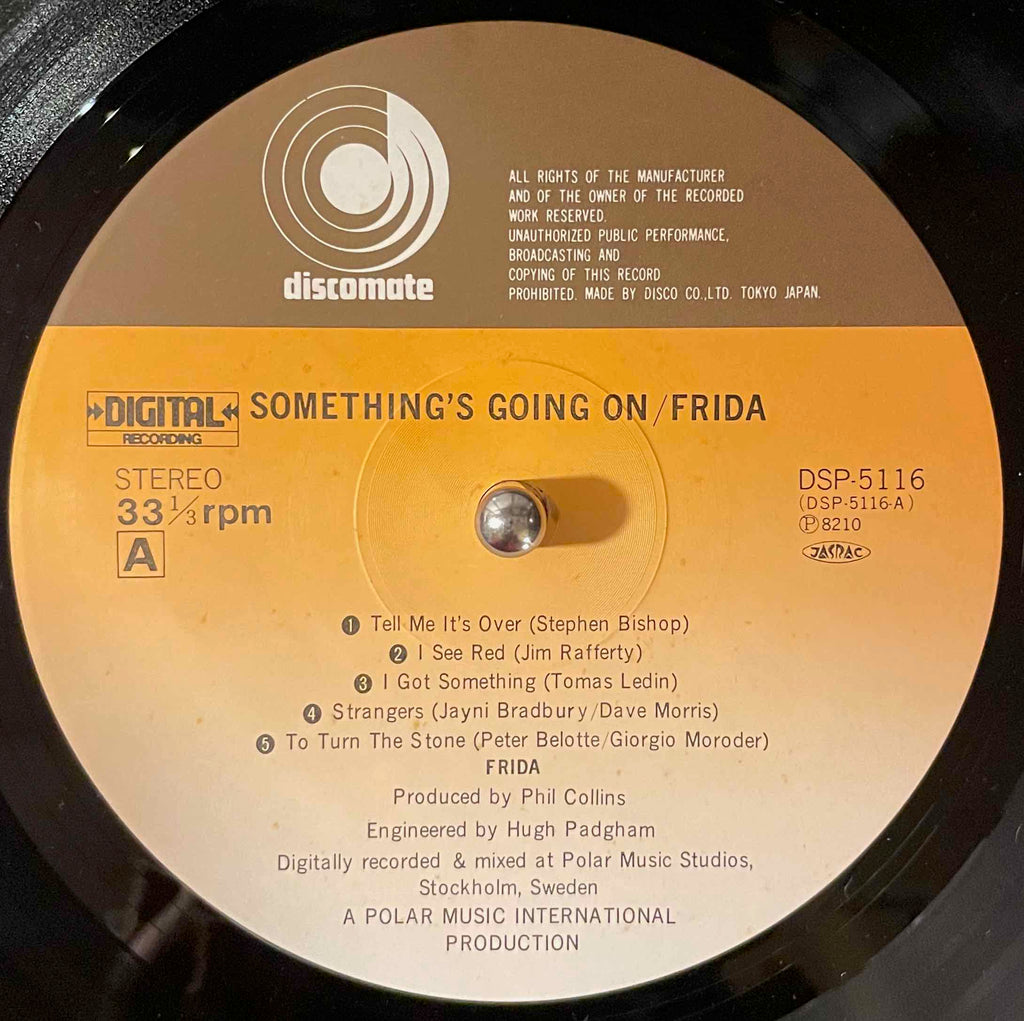 Frida – Something's Going On LP label image front