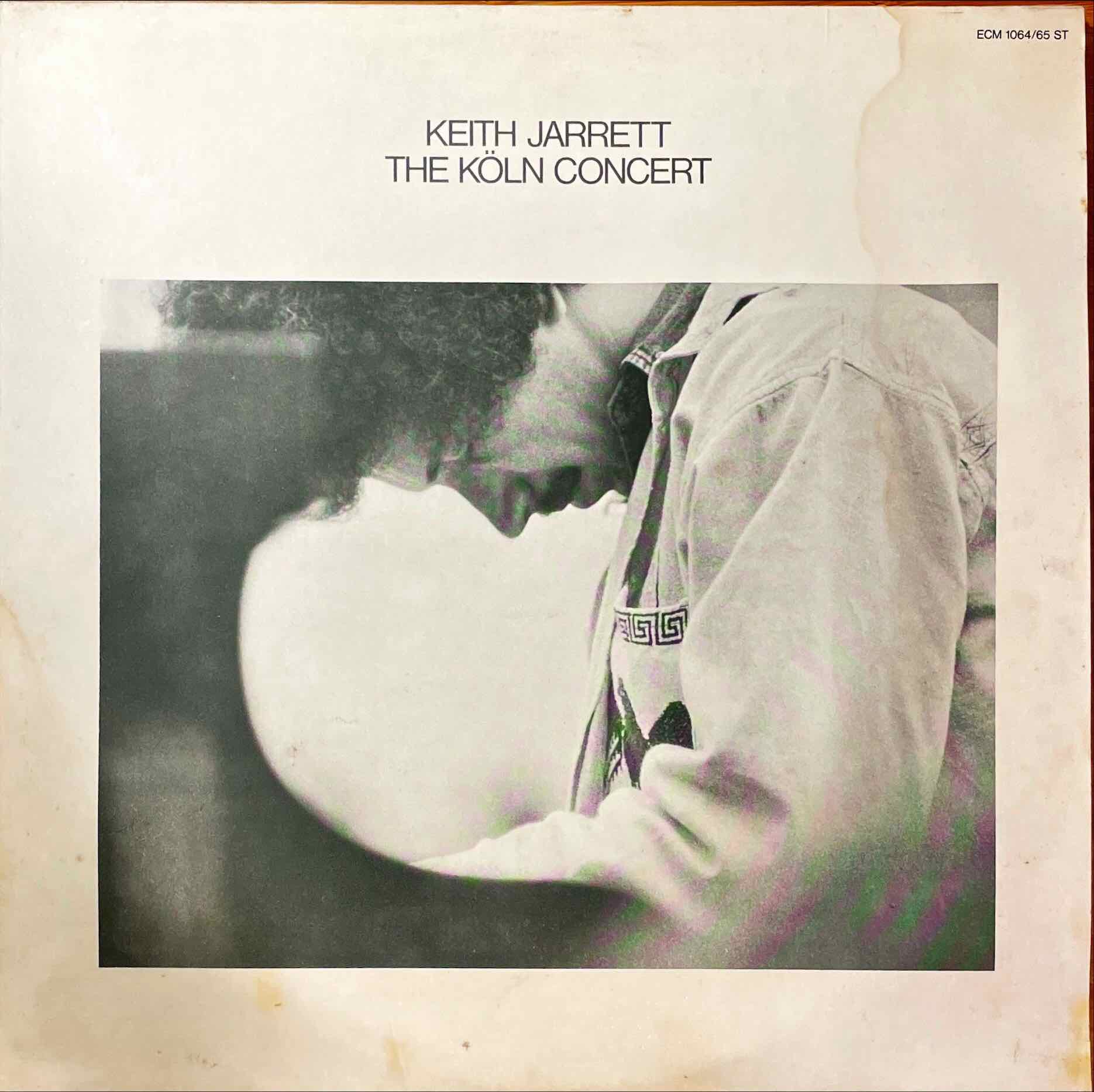 Keith Jarrett – The Koln Concert LP sleeve image front