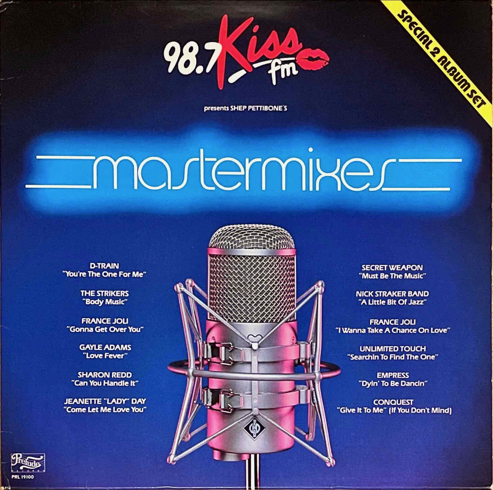 Various – 98.7 Kiss FM Presents Shep Pettibone's Mastermixes LP sleeve image front