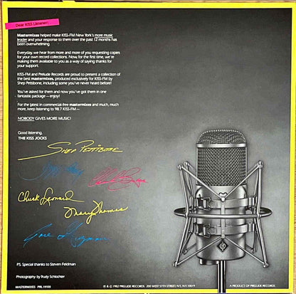 Various – 98.7 Kiss FM Presents Shep Pettibone's Mastermixes LP sleeve image back