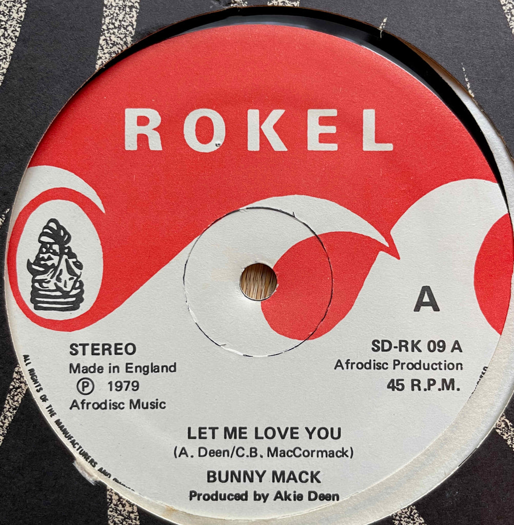 Bunny Mack – Let Me Love You / Love You Forever 12 inch original label image A side