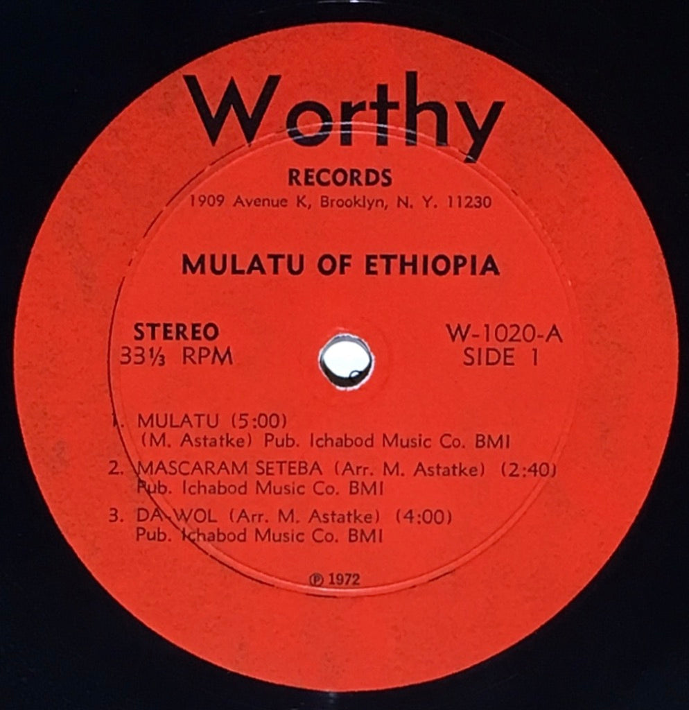 Mulatu Astatke ‎– Mulatu Of Ethiopia - monads records