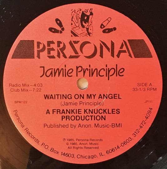 Jamie Principle ‎– Waiting On My Angel - monads records