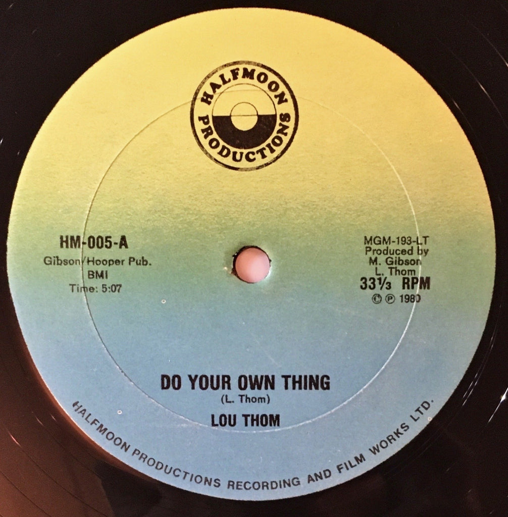 Lou Thom ‎– Do Your Own Thing - monads records