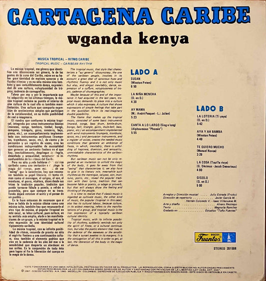 Wganda Kenya – Cartagena Caribe LP sleeve image back