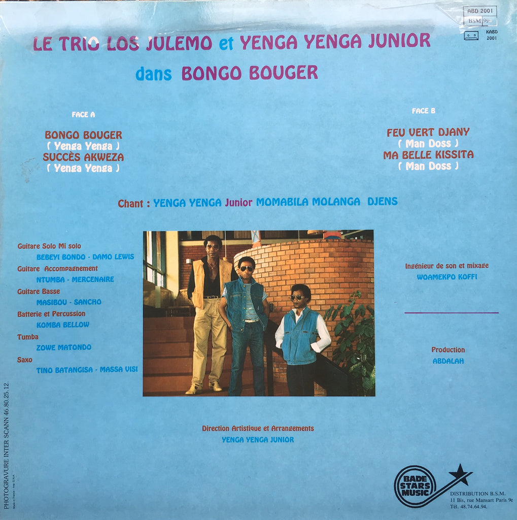 Yenga-Yenga Junior, Le Trio Los Julemo ‎– Dans Bongo Bouger - monads records
