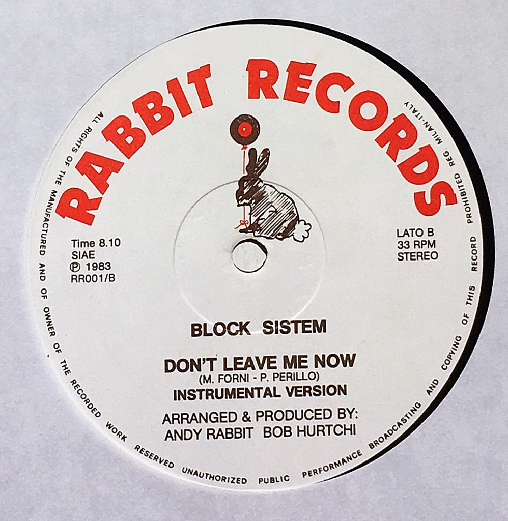Block Sistem ‎– Don't Leave Me Now - monads records