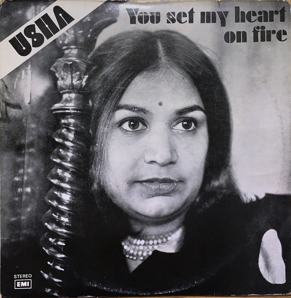 Usha ‎– You Set My Heart On Fire - monads records